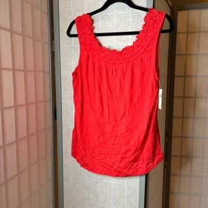 NWT Anthropologie Maeve red sleeveless top